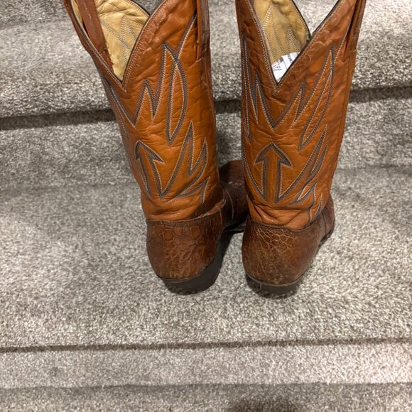 Hand Crafted in Montana Sea Turtle Cowbot Boots - Picture 5 of 8